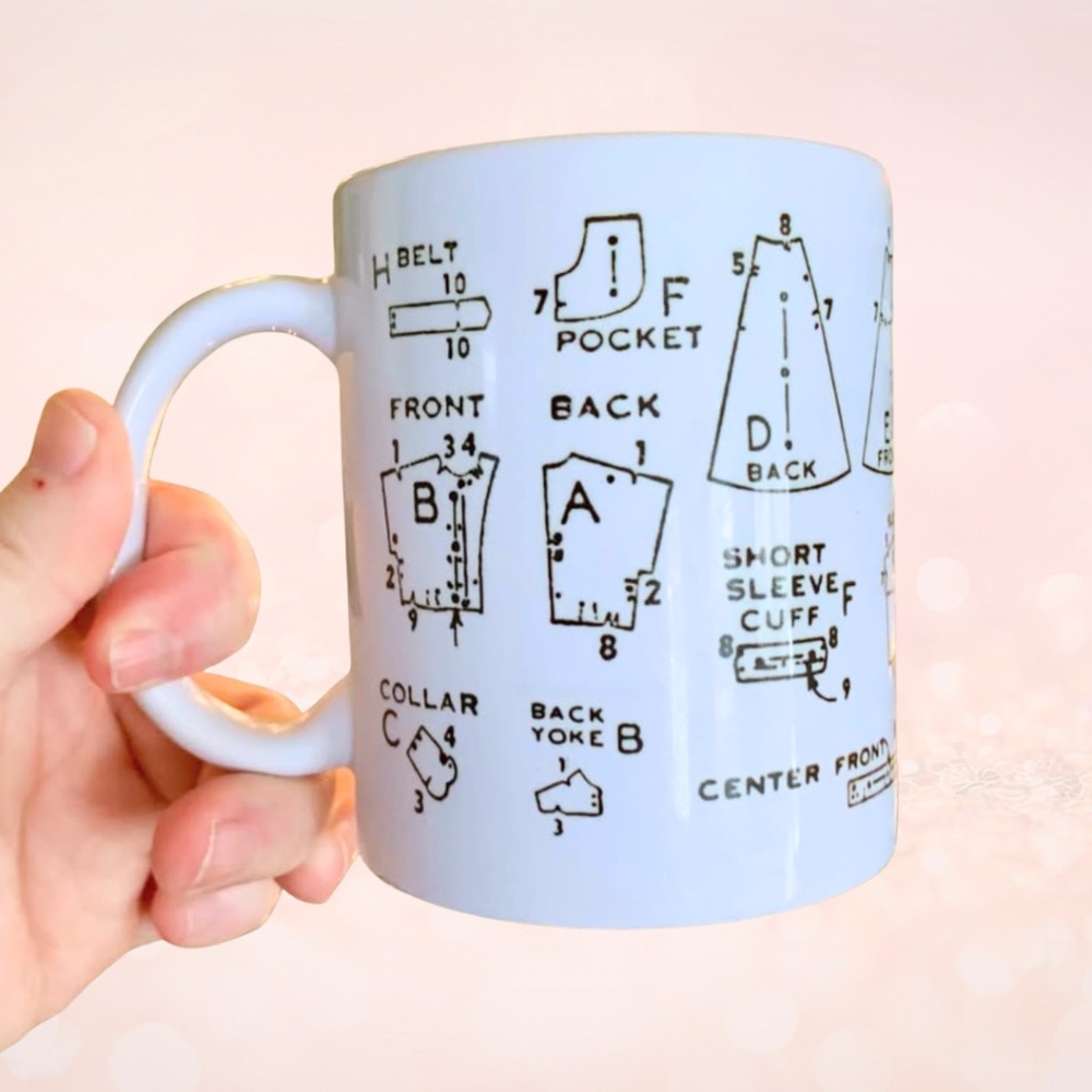NEW🧵 Handmade Sewing-Themed Mug – Cute Gift for Sewists & Crafters ☕